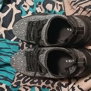 Studded stone tennis shoes